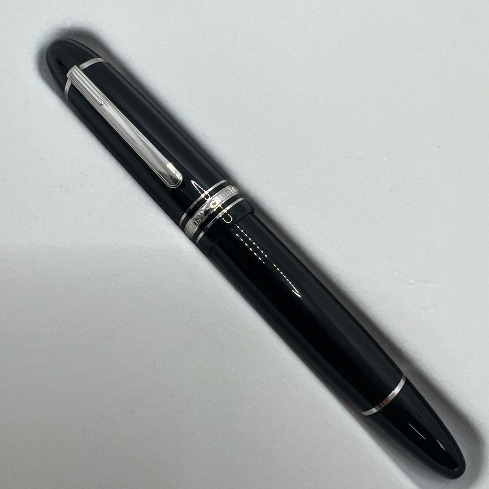 インク付き】モンブラン 万年筆 114228 149 Au750 プラチナ - メルカリ