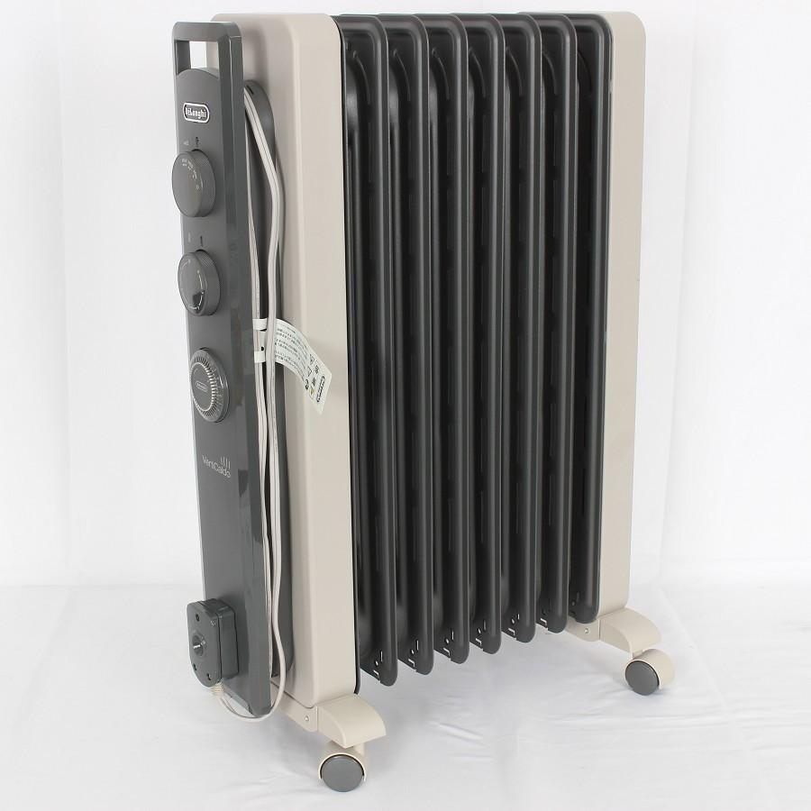 デロンギ ヴェルティカルド RHJ21F0812-GY シダーグレー オイルヒーター 1200W 8〜10畳 DeLonghi 本体
