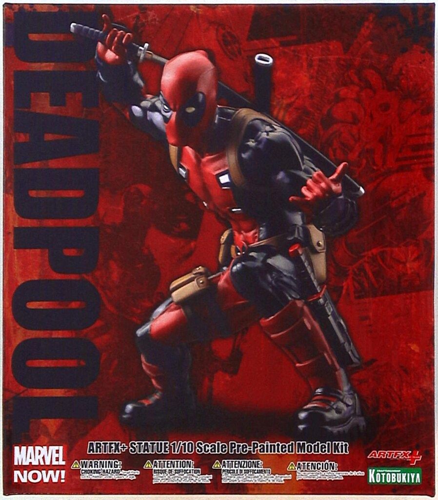 KOTOBUKIYA - ARTFX+ デッドプール DEADPOOL MARVEL NOW! 1/10 簡易組立キット フィギュア(MK176) コトブキヤ Amazon.com: Kotobukiya Deadpool Marvel Now! 