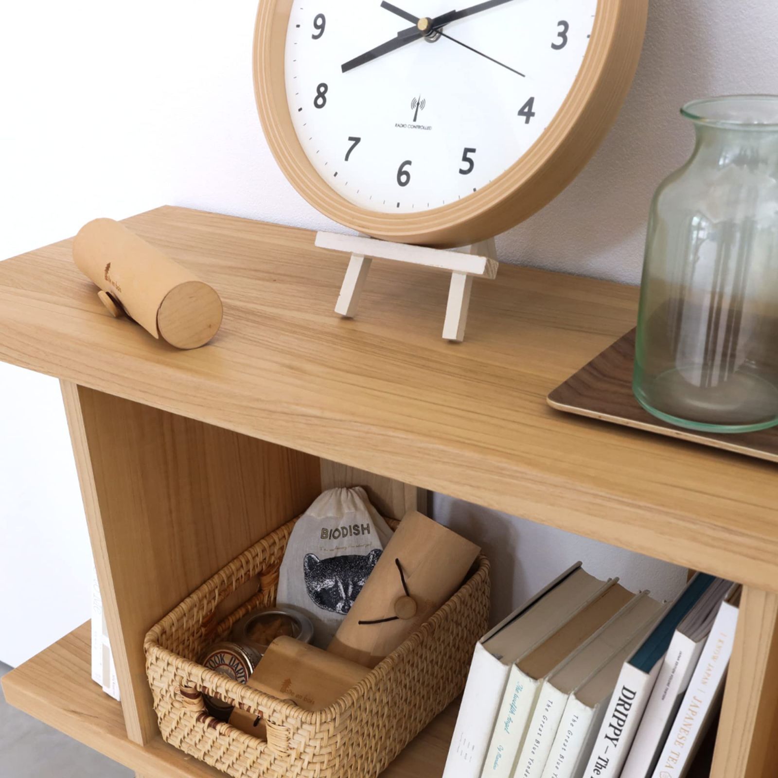 新着商品 棚板厚み3cm 本棚 中央の棚は20kgの耐荷重 ナチュラルブラウン 飾り棚 幅82.0 シェルフ 高さ76.0 奥行29.1cm 並べて拡張できる オープンラック SO1-7580NA 白井産業 セルオリア NEXPOTALLINN_EU