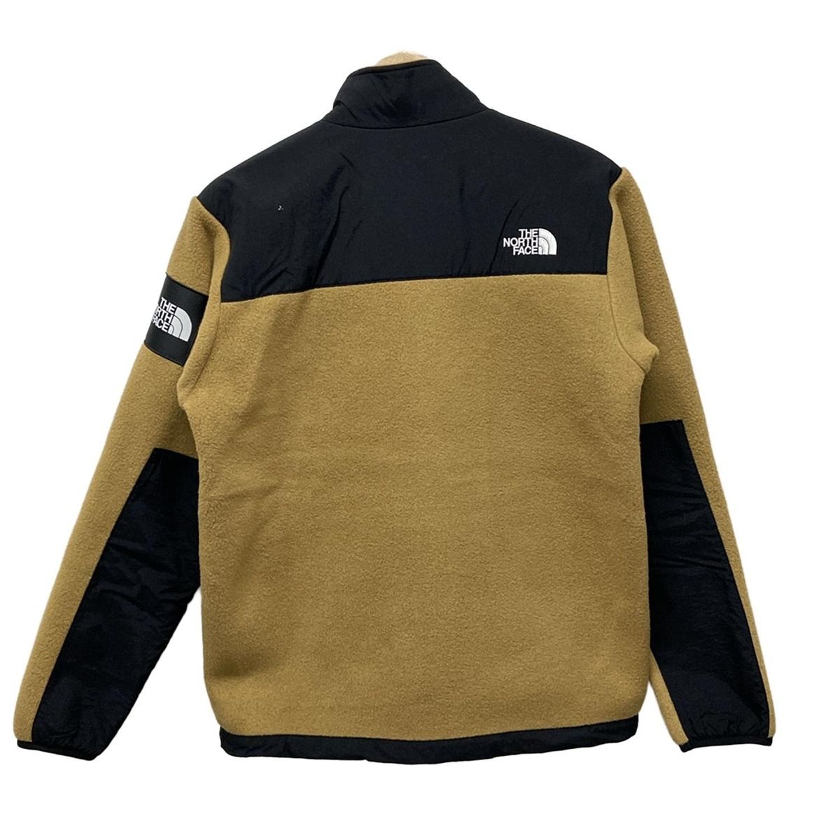 THE NORTH FACE ノースフェイス ブルゾン サイズS メンズ - ライトブラウン×黒 長袖 ジップアップ 秋 冬