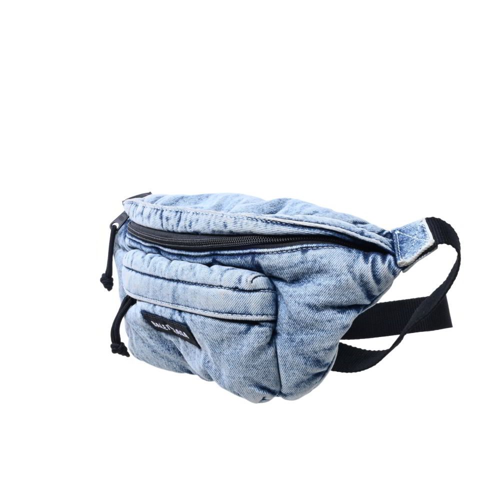 BALENCIAGA エクスプローラー パフィー デニム ベルトバッグ