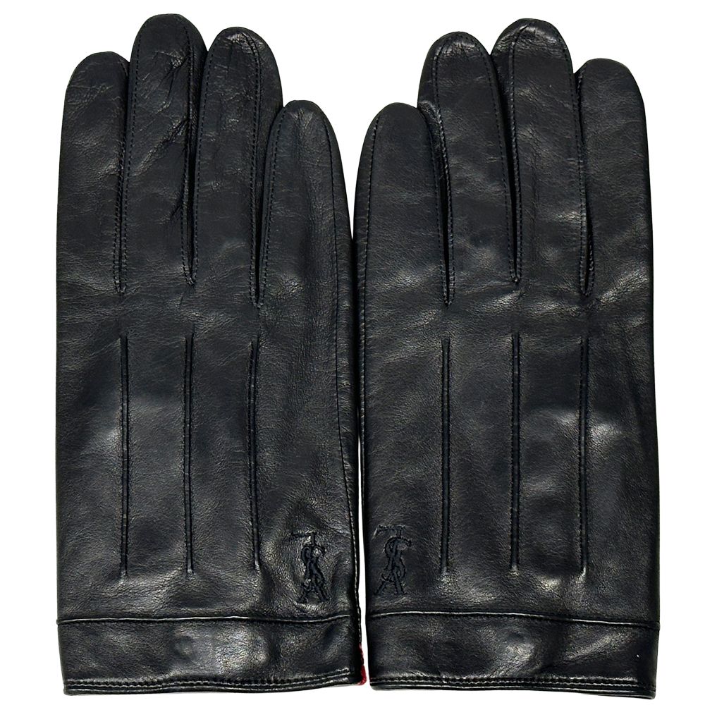 手袋 Saint Laurent Petit Logo Gloves Saint Laurent `petit Logo` Gloves In Black | ModeSens