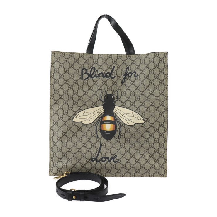 GUCCI グッチ Bee Print ビープリント トートバッグ トート