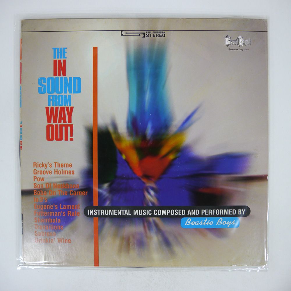 US盤 BEASTIE BOYS|THE IN SOUND FROM WAY OUT|GRAND ROYAL GR013 LP