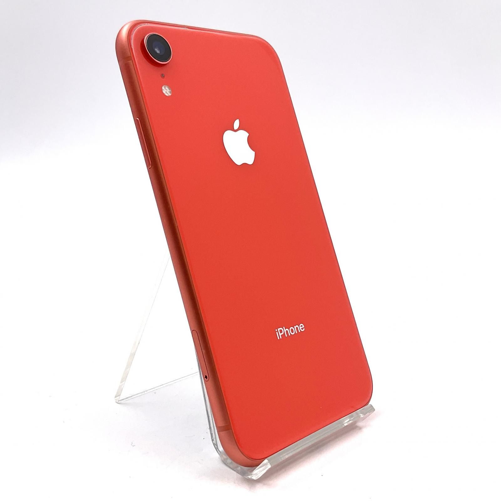 全額返金保証】【最速発送】Apple iPhone XR 256GB コーラル au