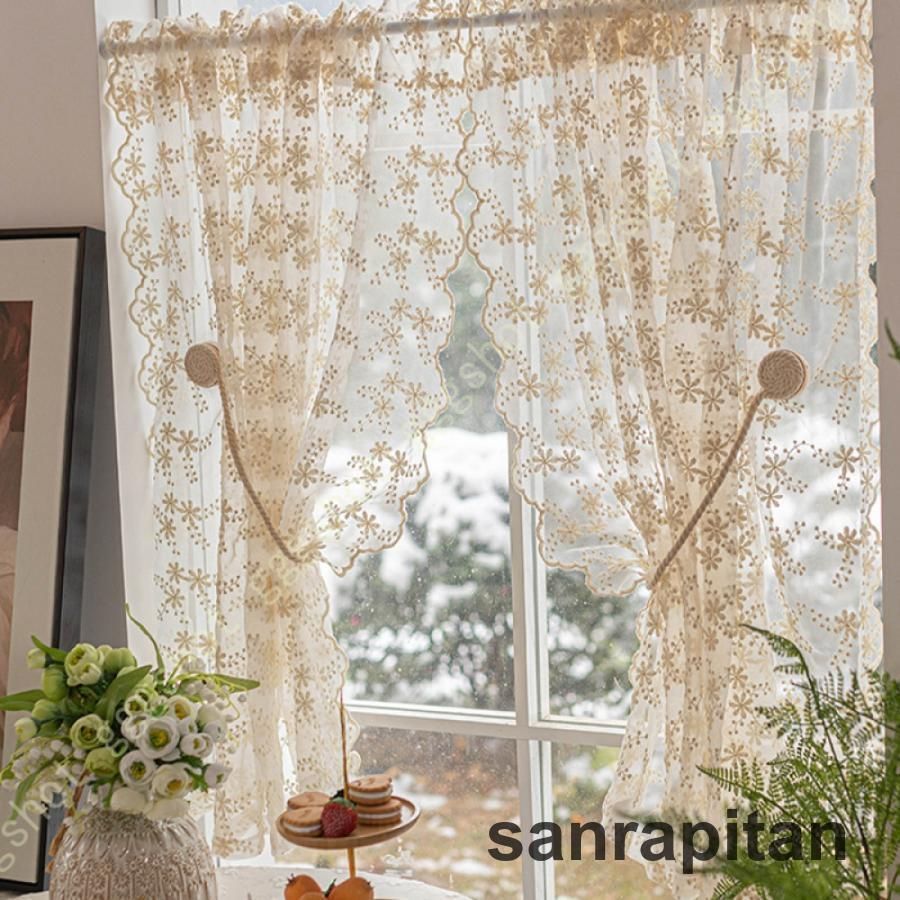 ビンテージ オレンジのビーズカーテン レトロ vintege ビーズカーテン