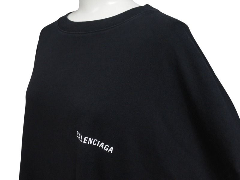 バレンシアガ ロゴ刺〓 ブランドオフ BALENCIAGA コットン カットソー コットン 中古 レディース BALENCIAGA バレンシアガ × adidas ブランドオフ その他