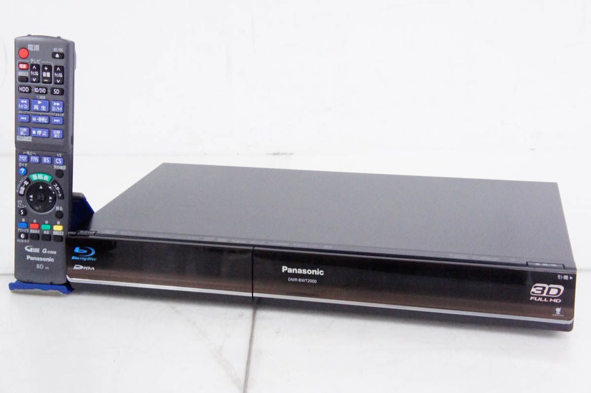 送料無料 Panasonic「3Dブルーレイ・ディーガ」HDD 750GB・2チューナー