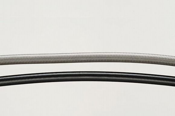 2輪 スウェッジライン フロントホースKIT ステン/クリア 品番：STF693