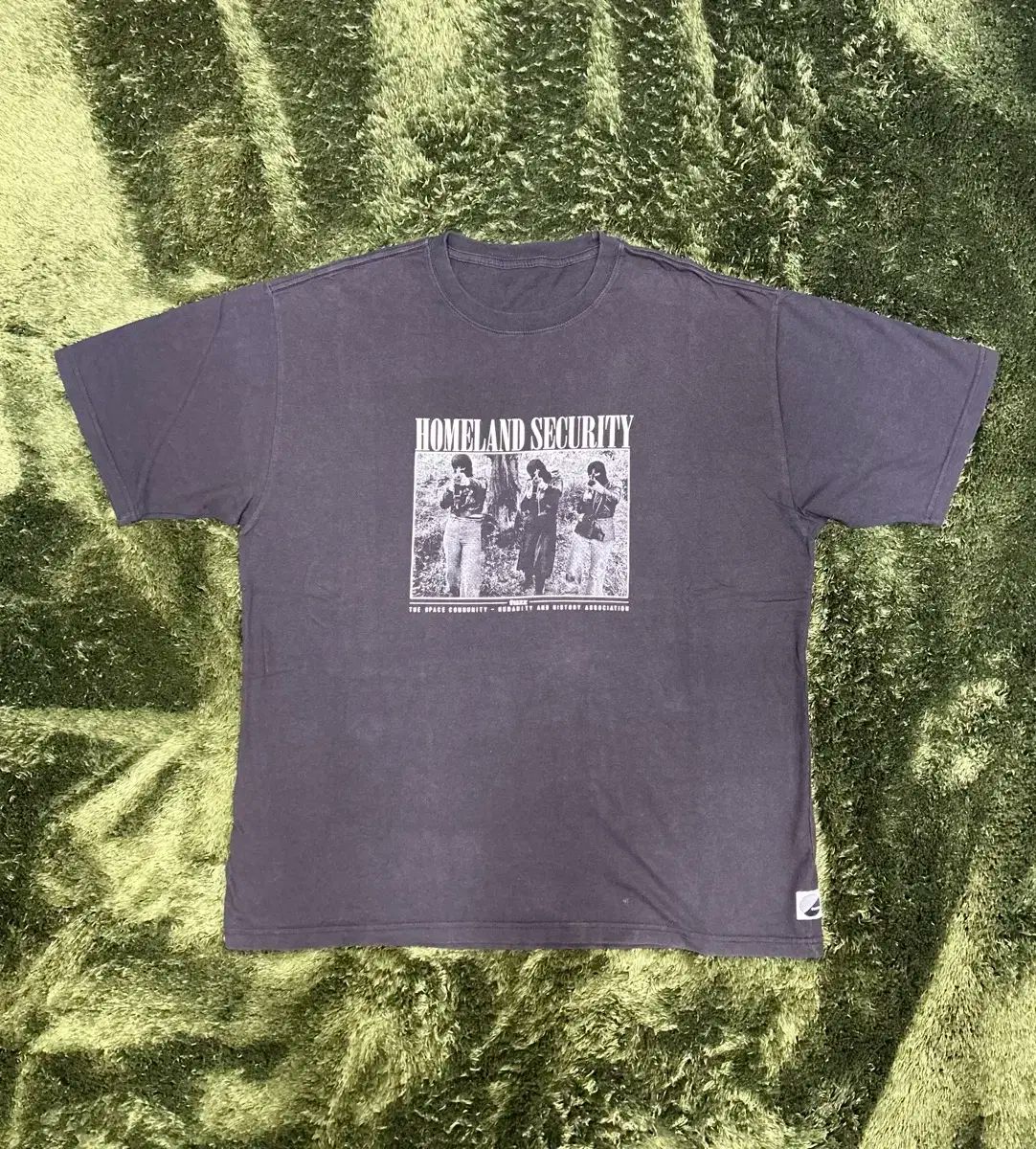 XL FUZZ ファズ ホームランド 保安 ウォッシュド Tシャツ 黒