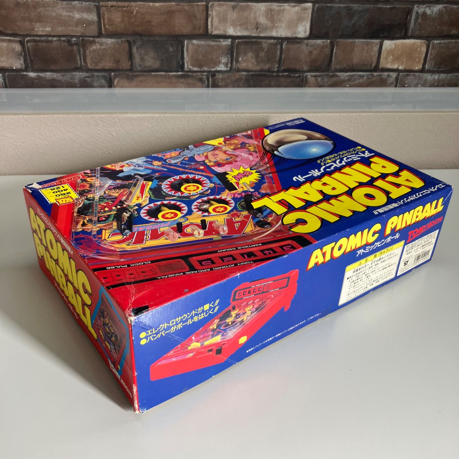 美品 TOMY アトミックピンボール パチンコ おもちゃ トミー工業