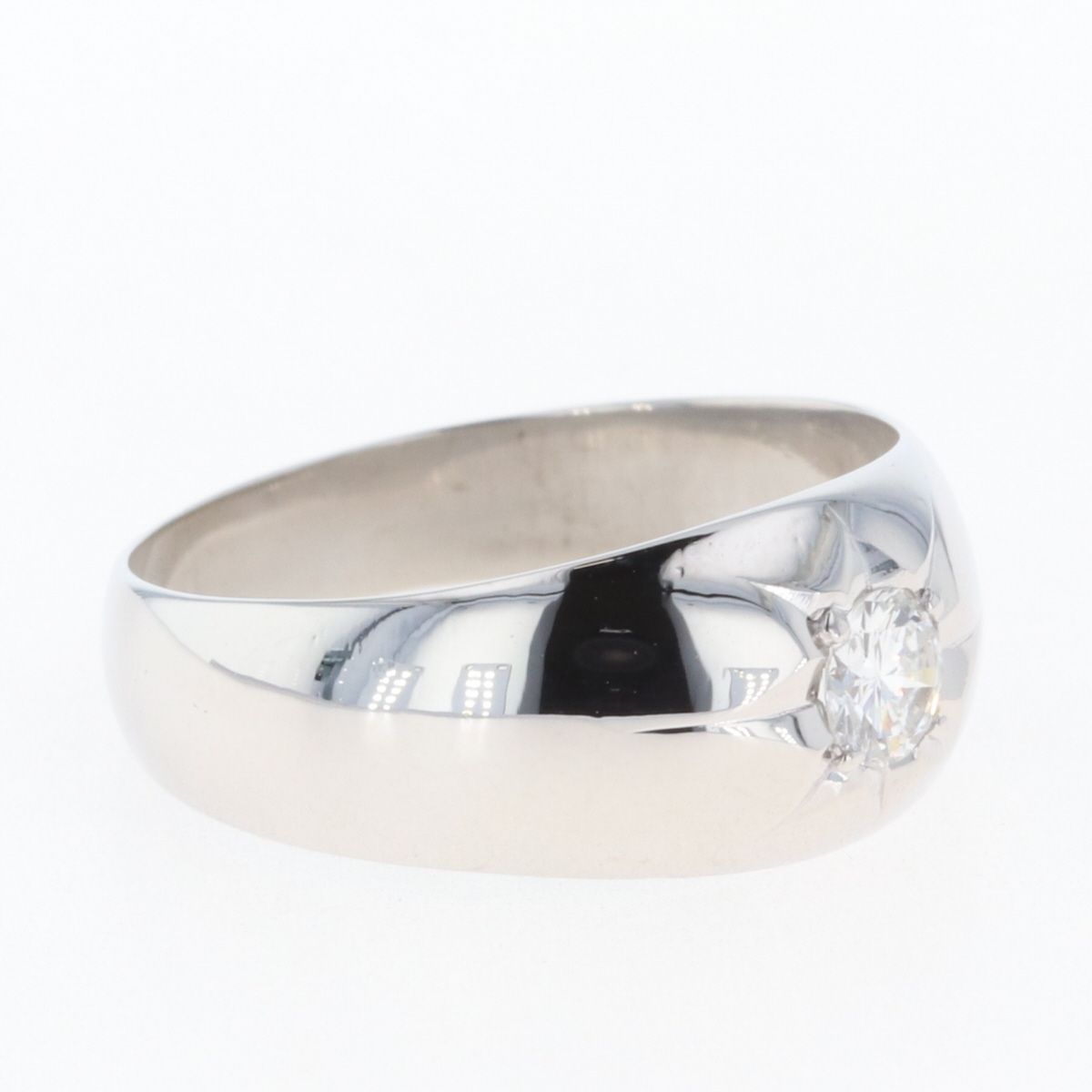 ダイヤモンド デザインリング プラチナ 指輪 リング 16号 Pt900 