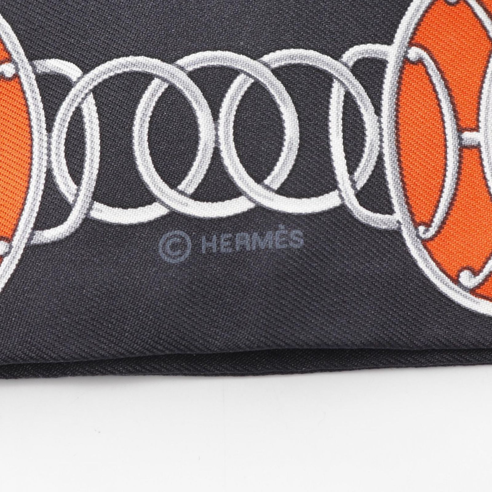 エルメス HERMES スカーフ ツイリー LIFT PROFILE シルク