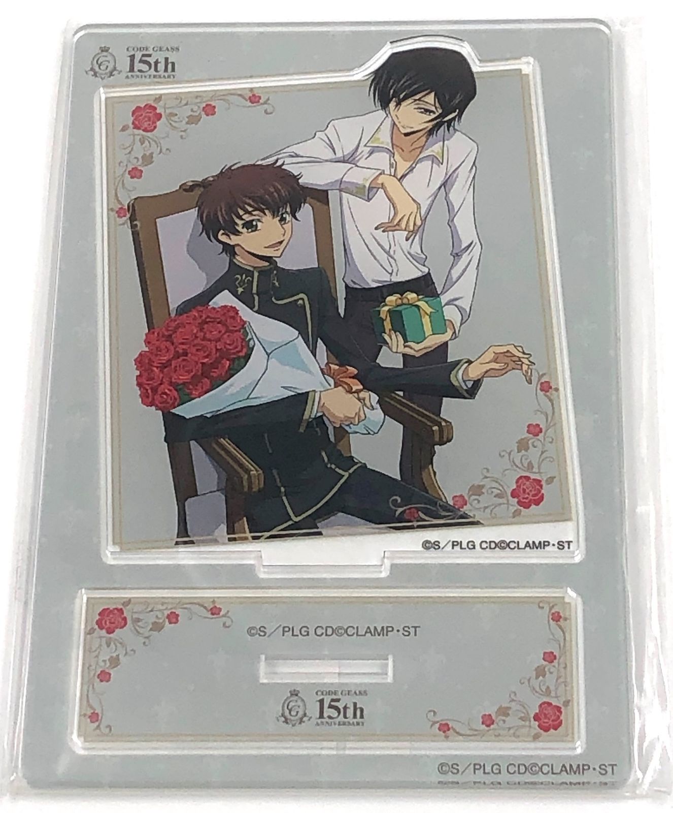 ♪) ルルーシュ ＆ スザク (枠/ホワイト) アクリルスタンド コード