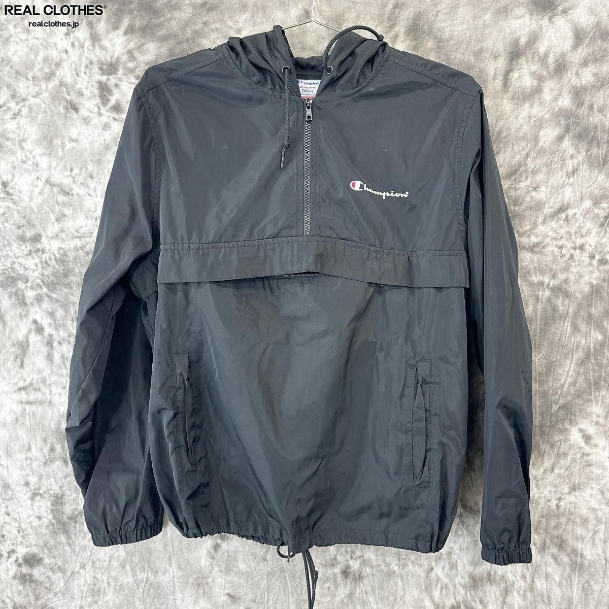 M□正規品□シュプリーム チャンピオン Half Zip Windbreaker-