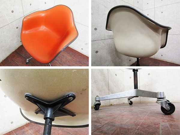 Hermanmiller ハーマンミラー　シェルチェア ナウガレザー ハーマンミラー Herman Miller アームシェルチェア ナウガレザー