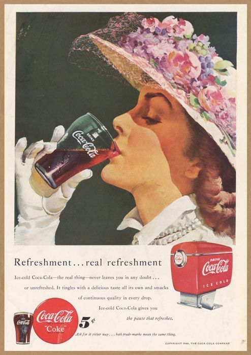 Coca-Cola レトロ広告 フレーム付き 新品】コカコーラ フォトフレーム インテリア 雑貨 額縁 レトロ
