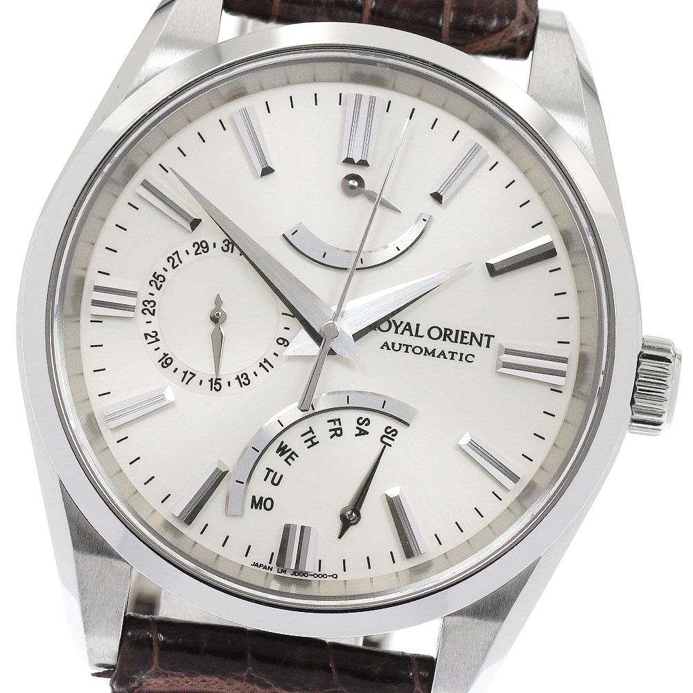 美品 ロイヤルオリエント レトログラード WE0021JD メンズ自動巻き腕時計 楽天市場】オリエント ORIENT ロイヤルオリエント
