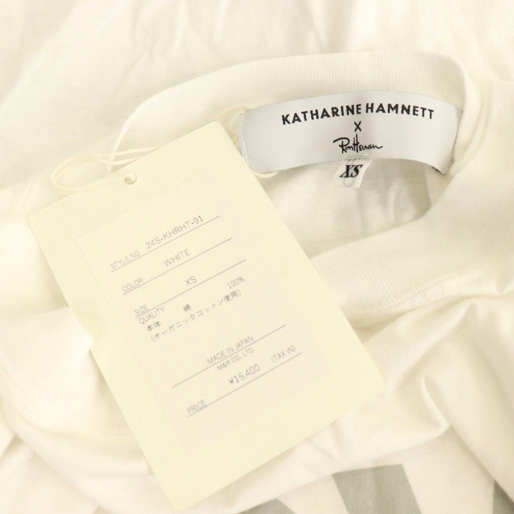 【美品】KATHARINE HAMNETT ロンハーマン別注 LOVE 白 キャサリンハムネット KATHARINE HAMNETT 24SS ロンハーマン別注 LOVE
