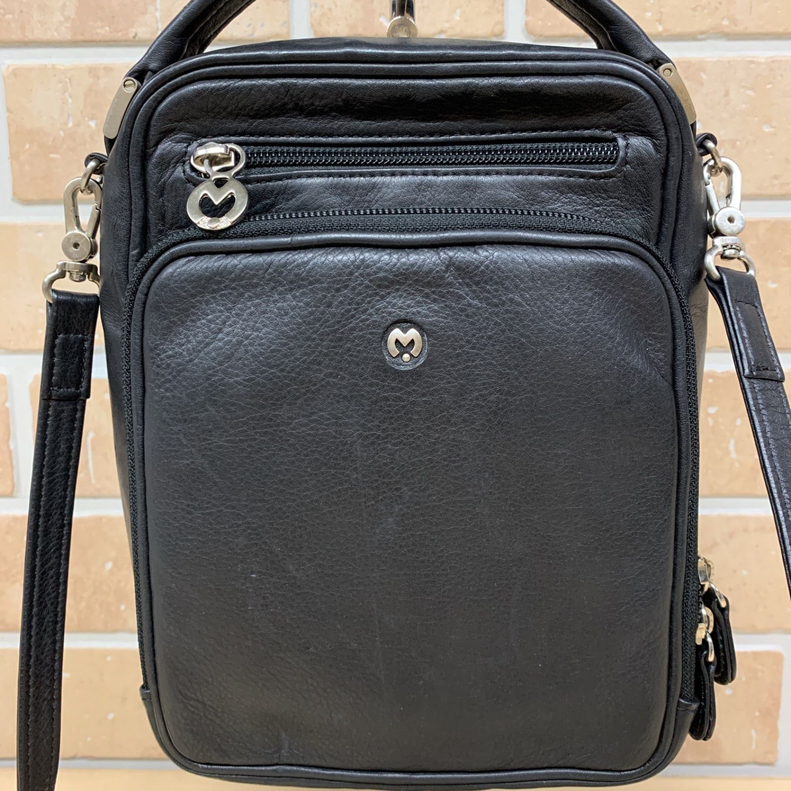 mila schon ミラショーン レザーショルダーバッグ ブラック 美品 楽天市場】ミラショーン mila schon 2WAY レザーショルダー