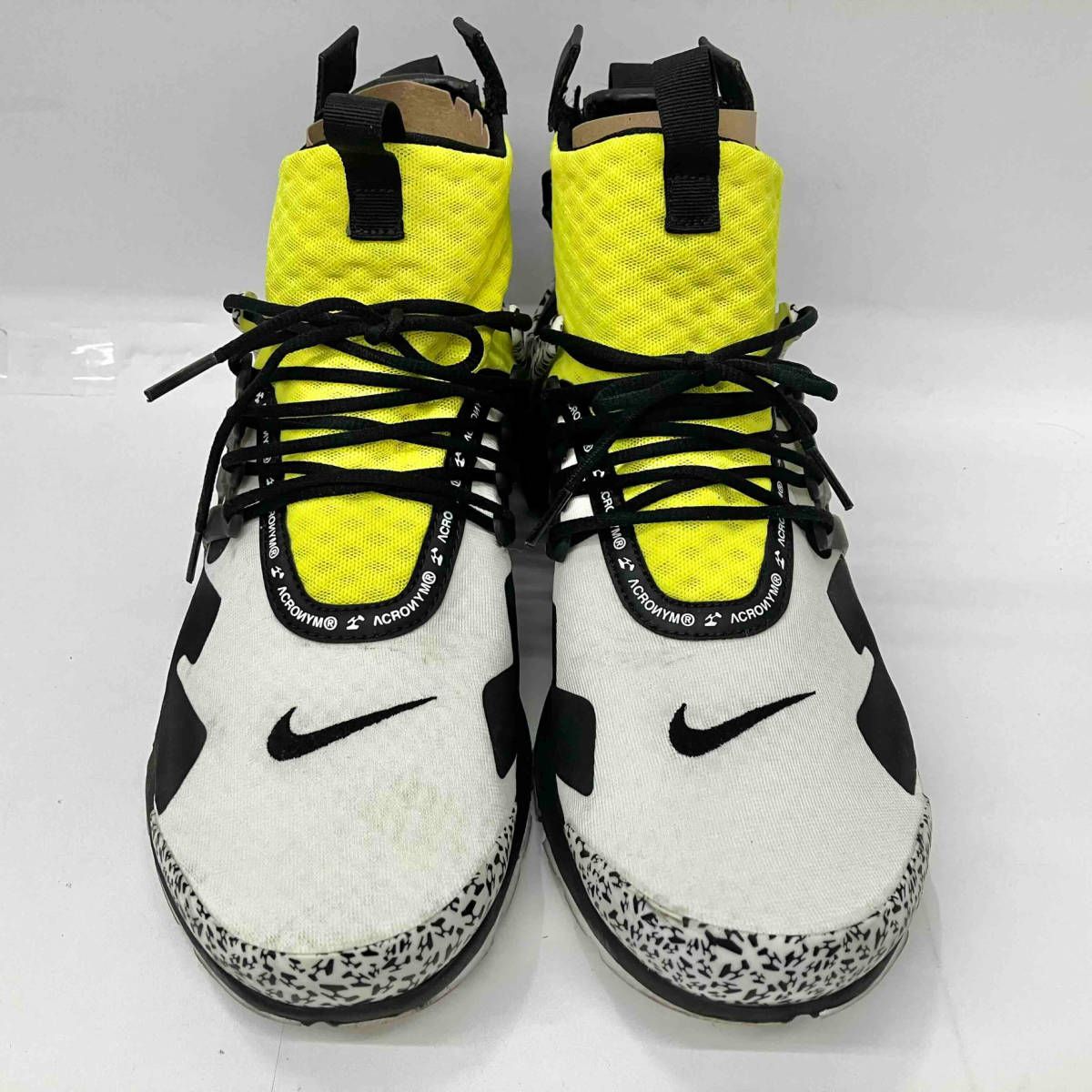 Acronym Nike Air Presto White Black Dynamic Yellow AH7832 100 29.0cm