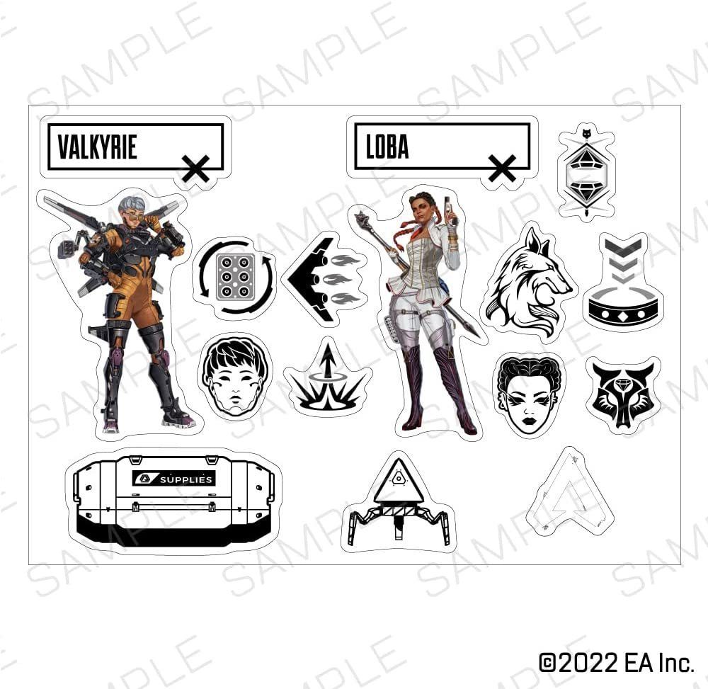 APEX LEGENDS デカールステッカー 3枚セット B☆新品未開封