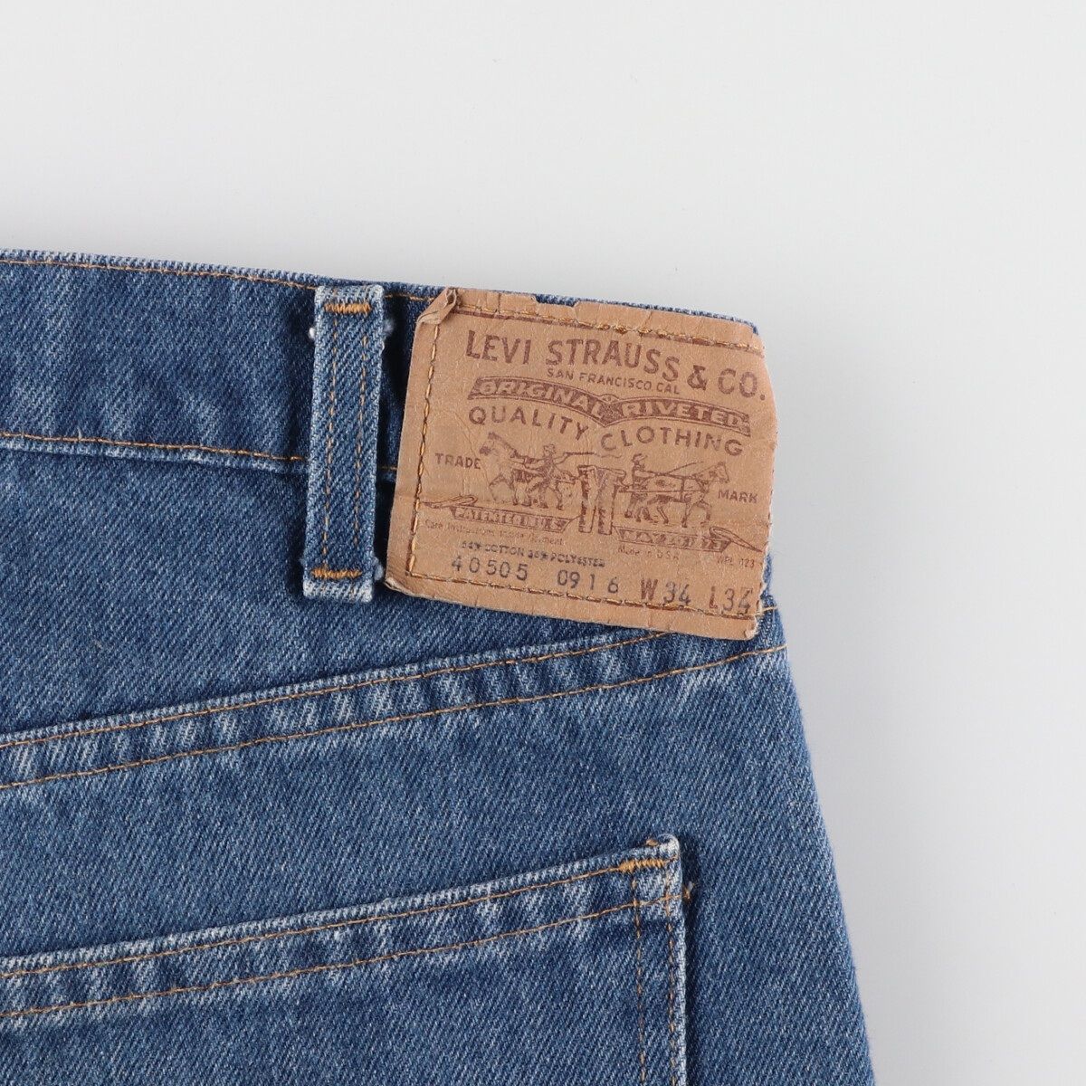 古着 80年代 リーバイス Levi's 505 オレンジタブ テーパード