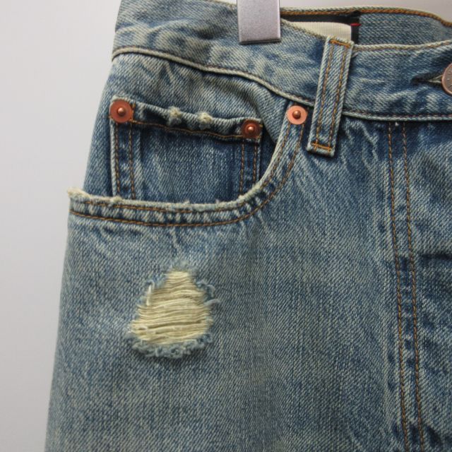 GUCCI エコプリーチドリップドオーガニックデニムパンツ 32