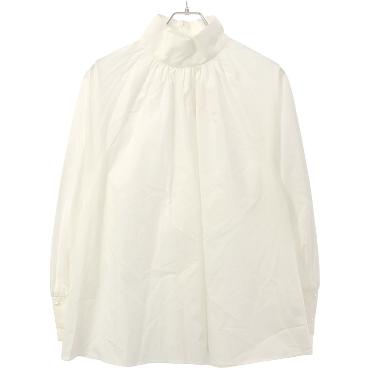 CLANE クラネ 24SS UP NECK BALLON TOPS バルーンシャツブラウス 19122  