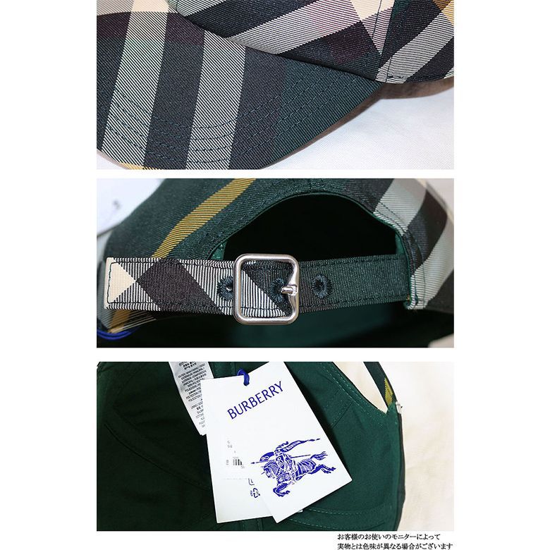 BURBERRY チェック柄 ベースボールキャップ BURBERRY】バーバリー
