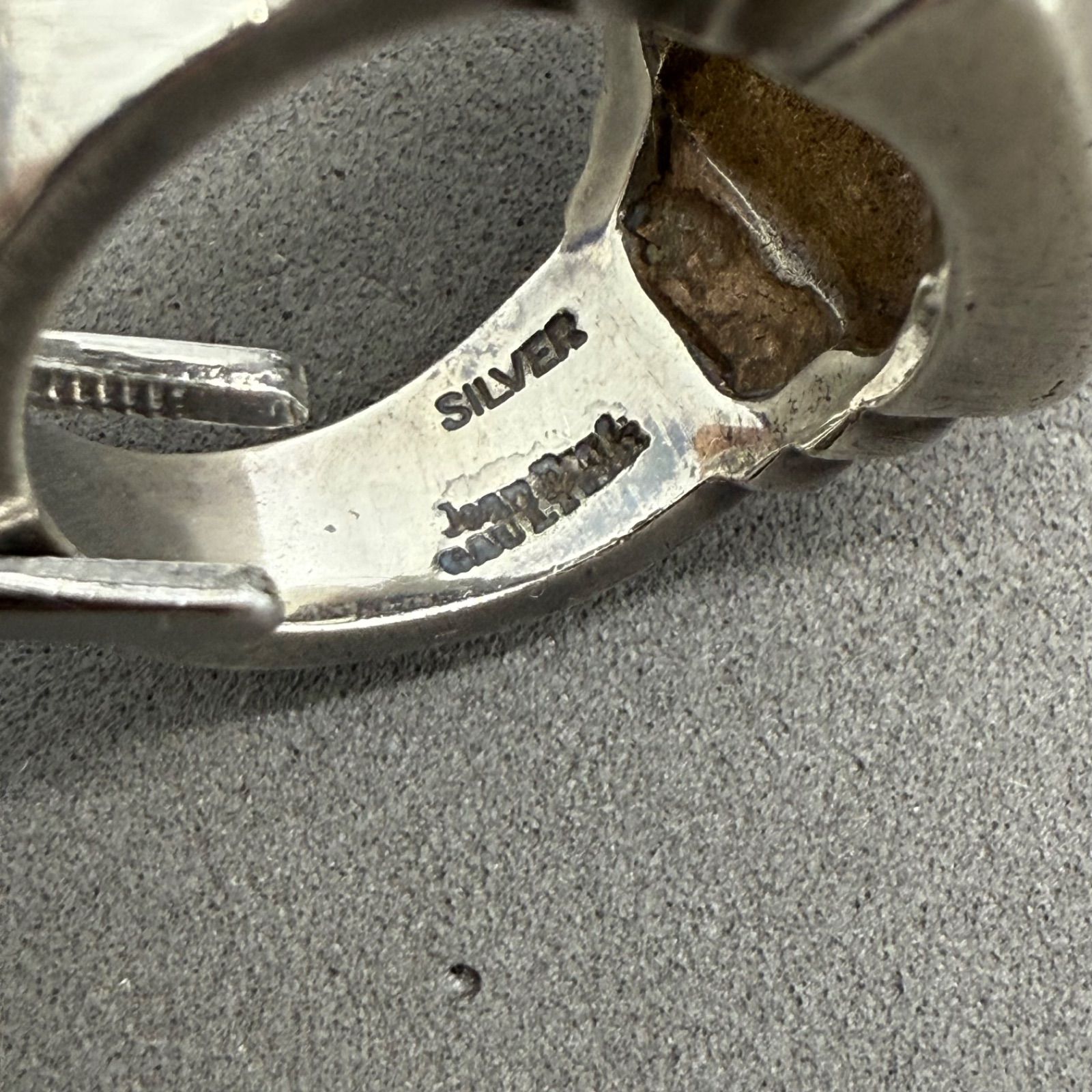 JEAN PAUL GAULTIER archive silver stone RING #11 ジャン