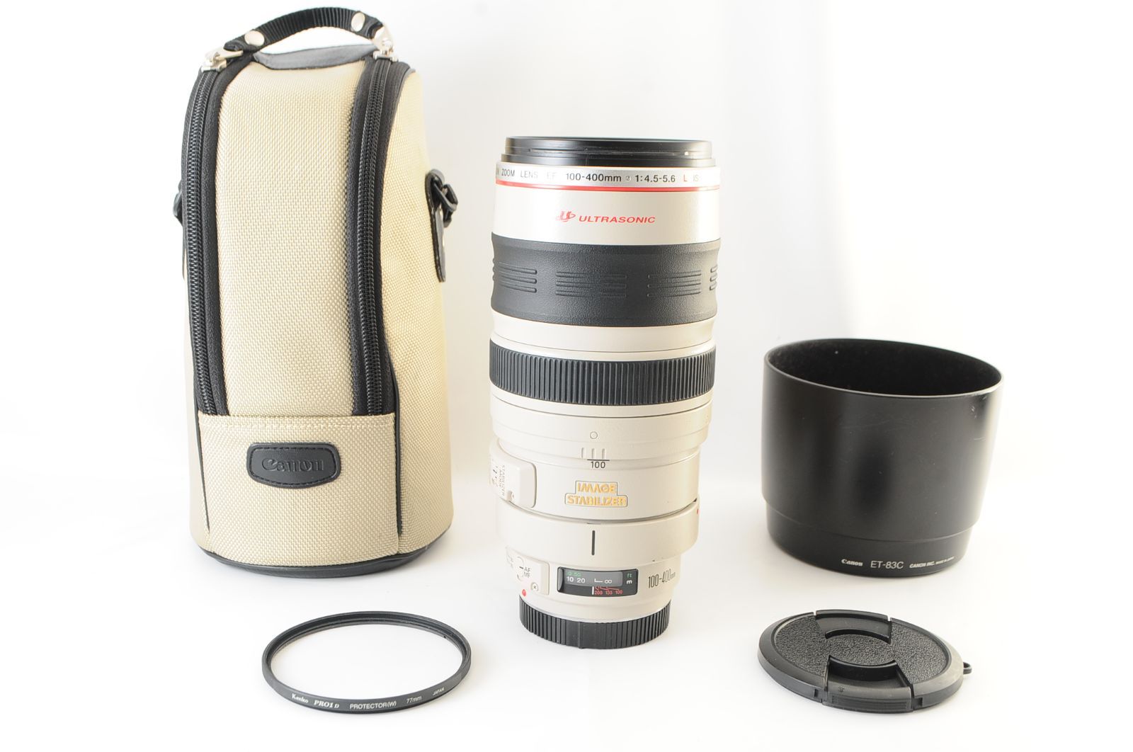 Canon キヤノン EF 100-400mm F4.5-5.6 L IS 外観 光学共に 使用頻度の少ないワンオーナー品 完動品 細かく動作 済 1639
