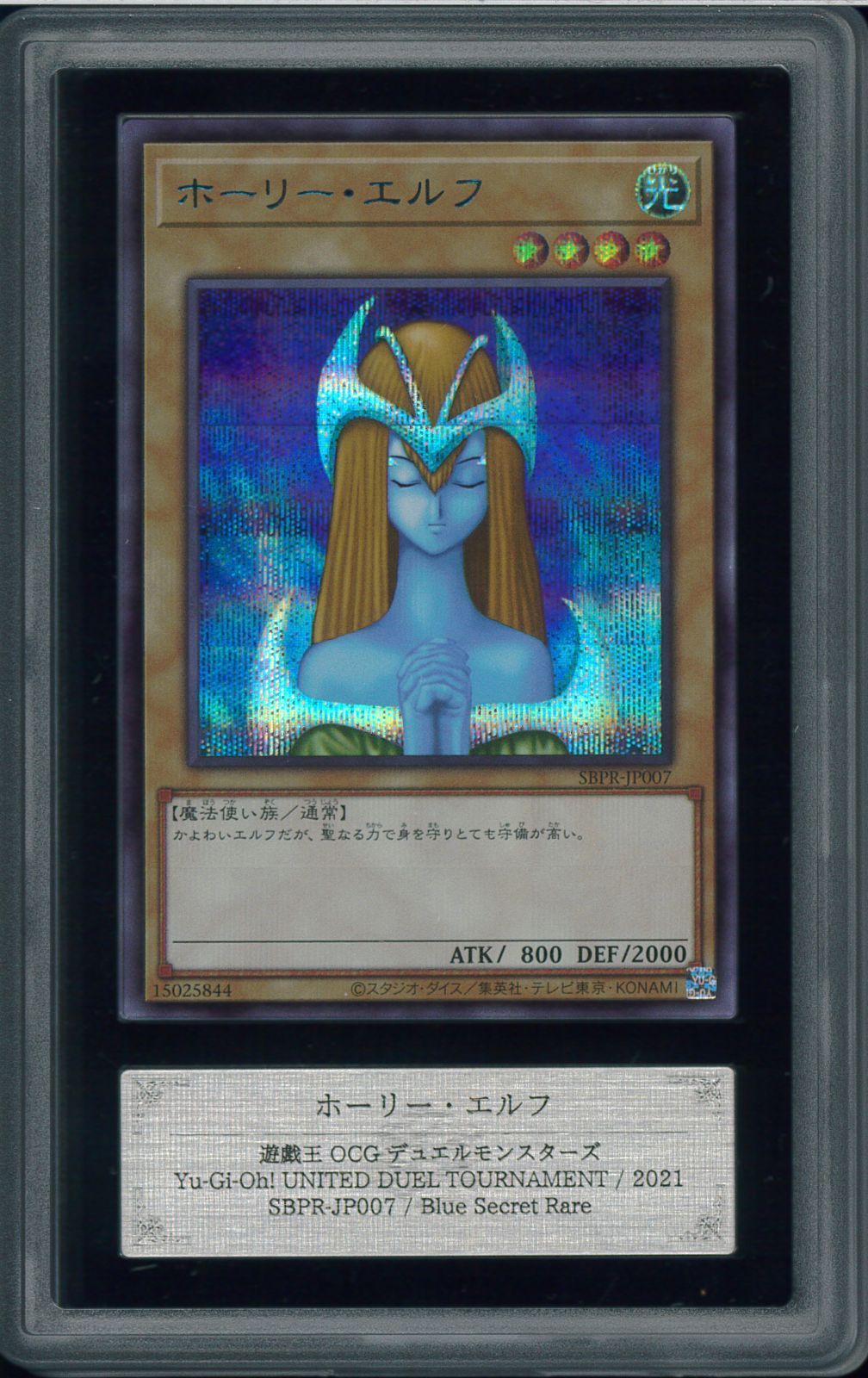 遊戯王 ホーリー・エルフブルーシークレット ブルシク YUDT 未開封