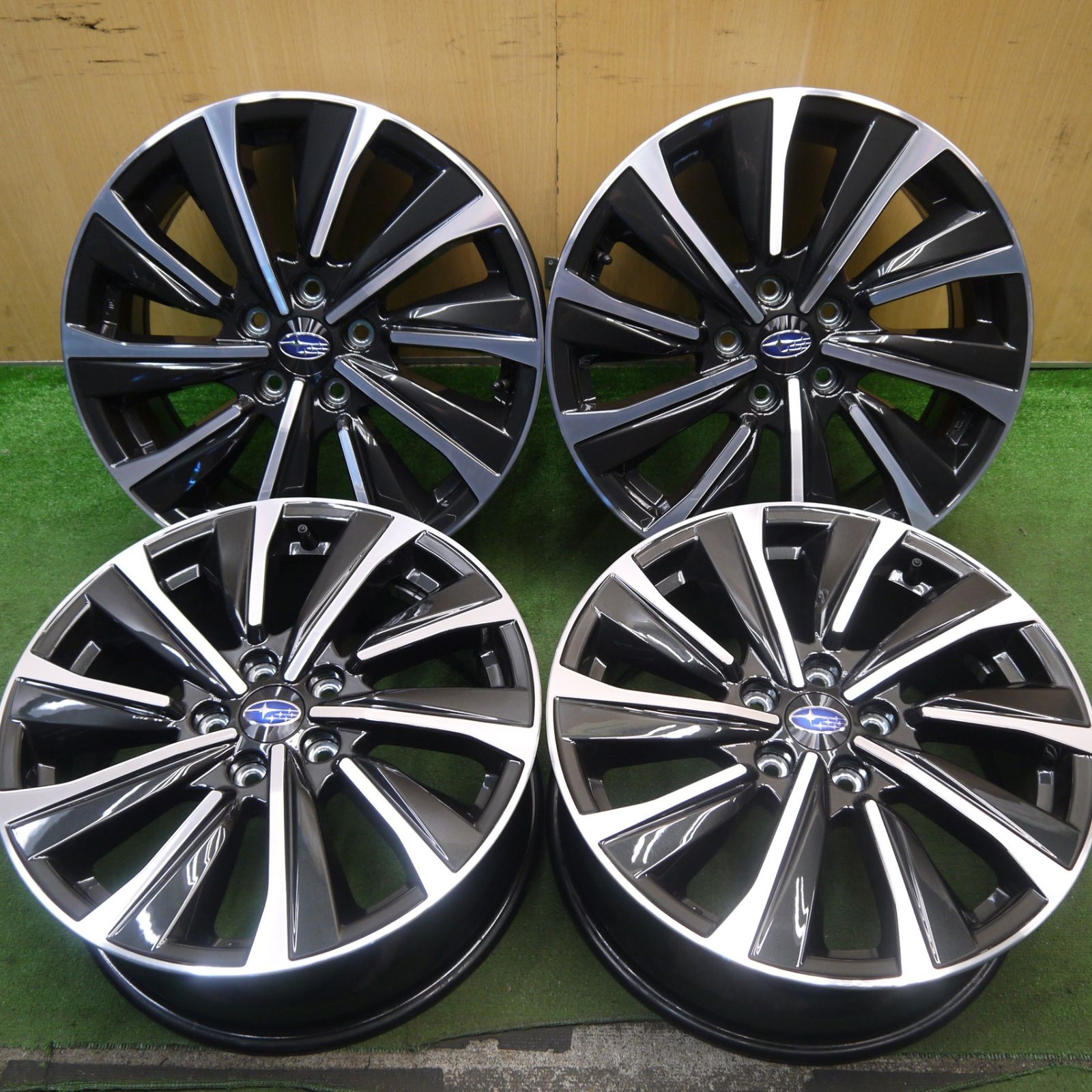 新車外し スバル レヴォーグ VN5 STI 純正 ホイール 18インチ 18×7.5J PCD114.3 5H 5090905Hホ