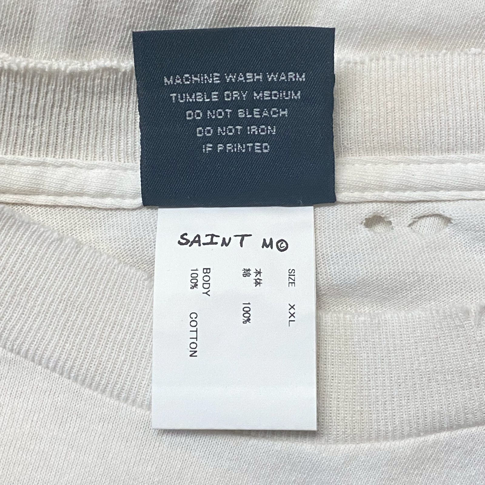 SAINT Mxxxxxx FUCK YOURSELF セントマイケル ファックユアセルフ 白