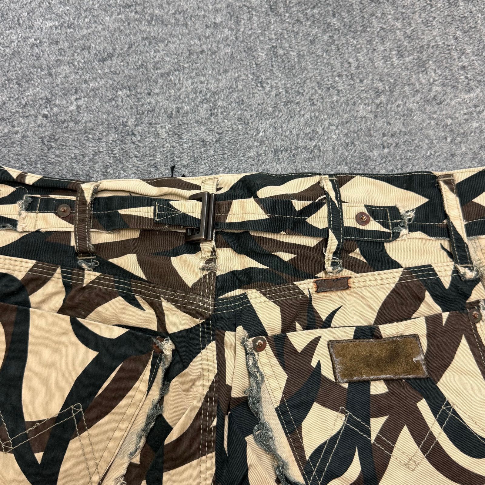 参考上代51700円 未使用品［ー］MINUS Tribal Camouflage Slash
