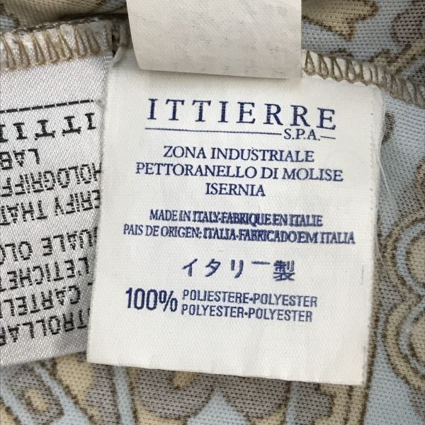 美品/日本正規代理店タグ★ドルチェ＆ガッバーナ/D&amp;G★ペイズリー柄/半袖Tシャツ/カットソー【レディースM-L/ベージュ】tops/Shirt◆cBH845 美品/日本正規代理店タグ☆ドルチェ＆ガッバーナ/D&G☆ペイズリー柄