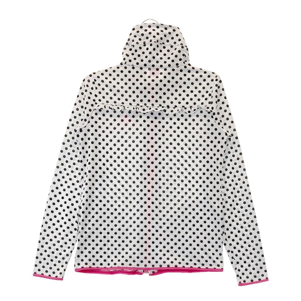 サイズ 38 ARCHIVIO アルチビオ 長袖 ジップジャケット ドット柄 ホワイト系 240101523896 ゴルフウェア レディース ストスト