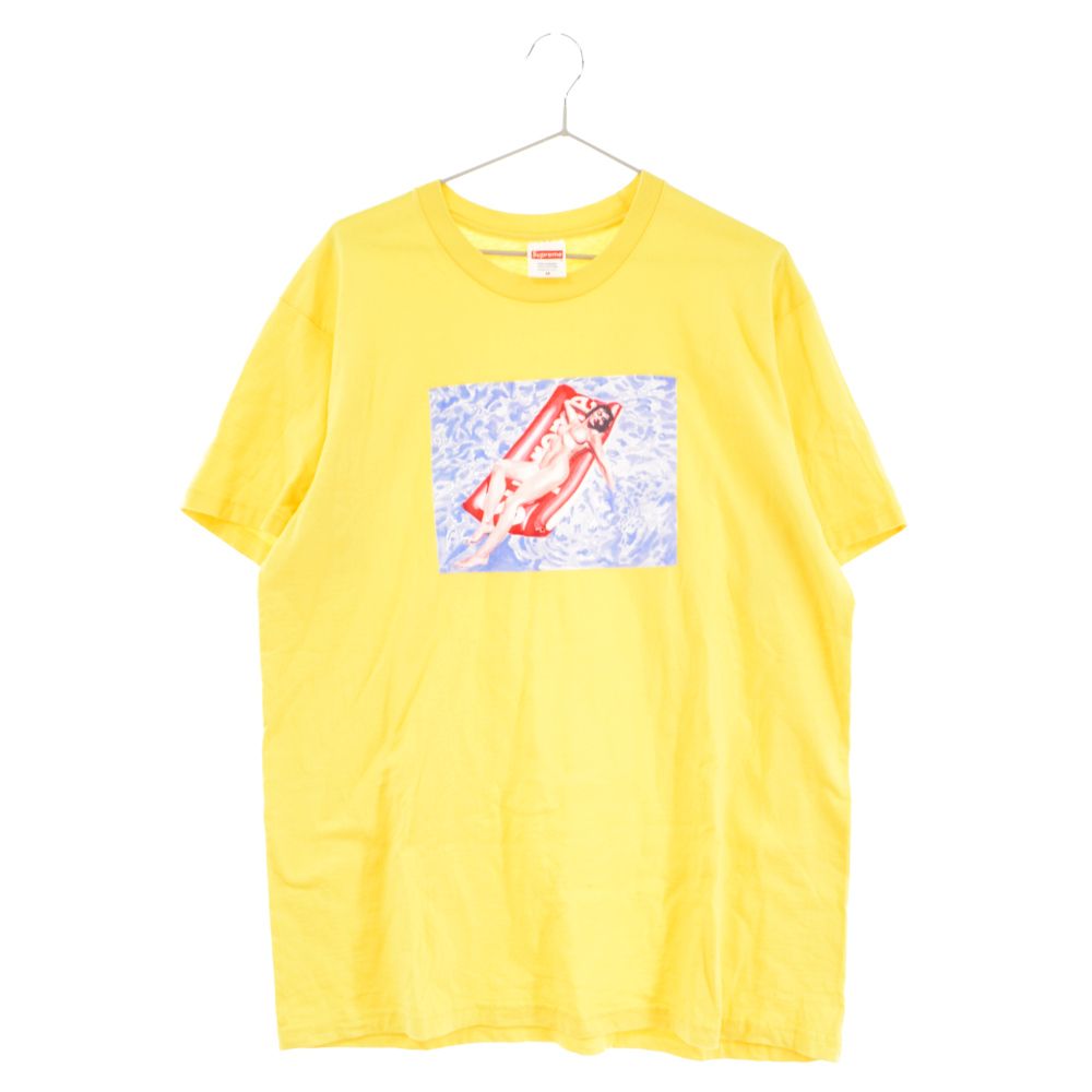 SUPREME (シュプリーム) 22SS Float Tee フロート フロントプリント半袖tシャツ イエロー