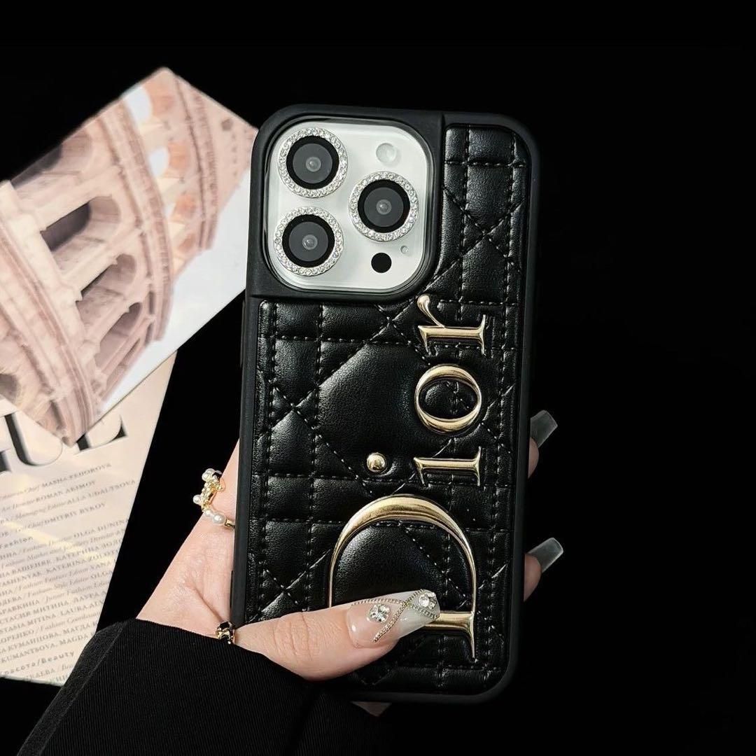 Dior ディオール iphone14pro兼用黒ケース ノベルティ - メルカリ
