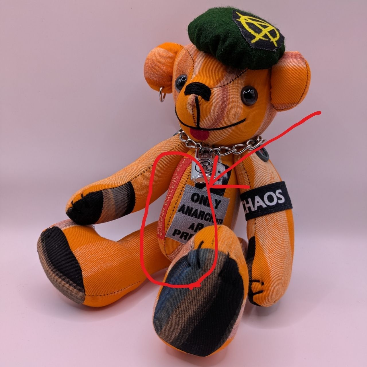 ANARCHY 卸売 BEAR テディベア（25cm）【moko* hand made bear】