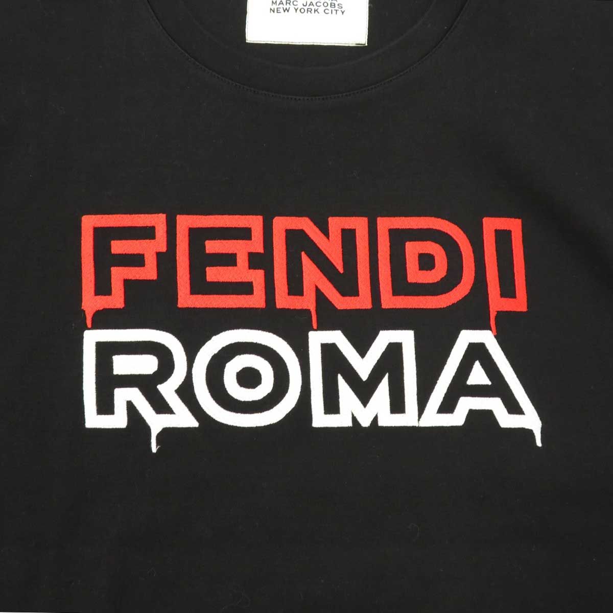 ◇ FENDI x MARC JACOBS ブラック Tシャツ Fendi by Marc Jacobs Jersey Short-Sleeved T-Shirt Black