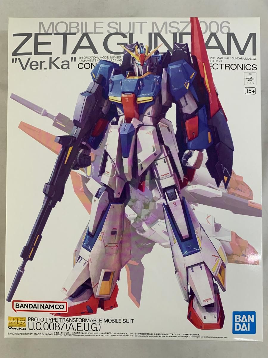 未開封】ゼータガンダム Ver.Ka (MG) 機動戦士Zガンダム - メルカリ