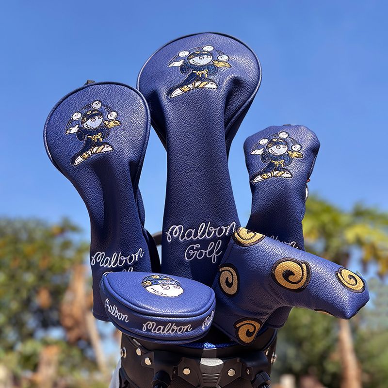 4点セット】ヘッドカバー Malbon Golf Wiz Collection - メルカリ
