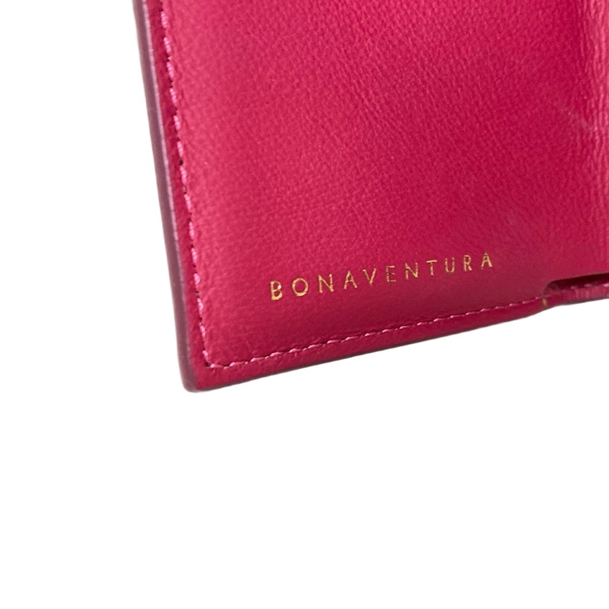 BONAVENTURA(ボナベンチュラ) 3つ折り財布 - パープル レザー