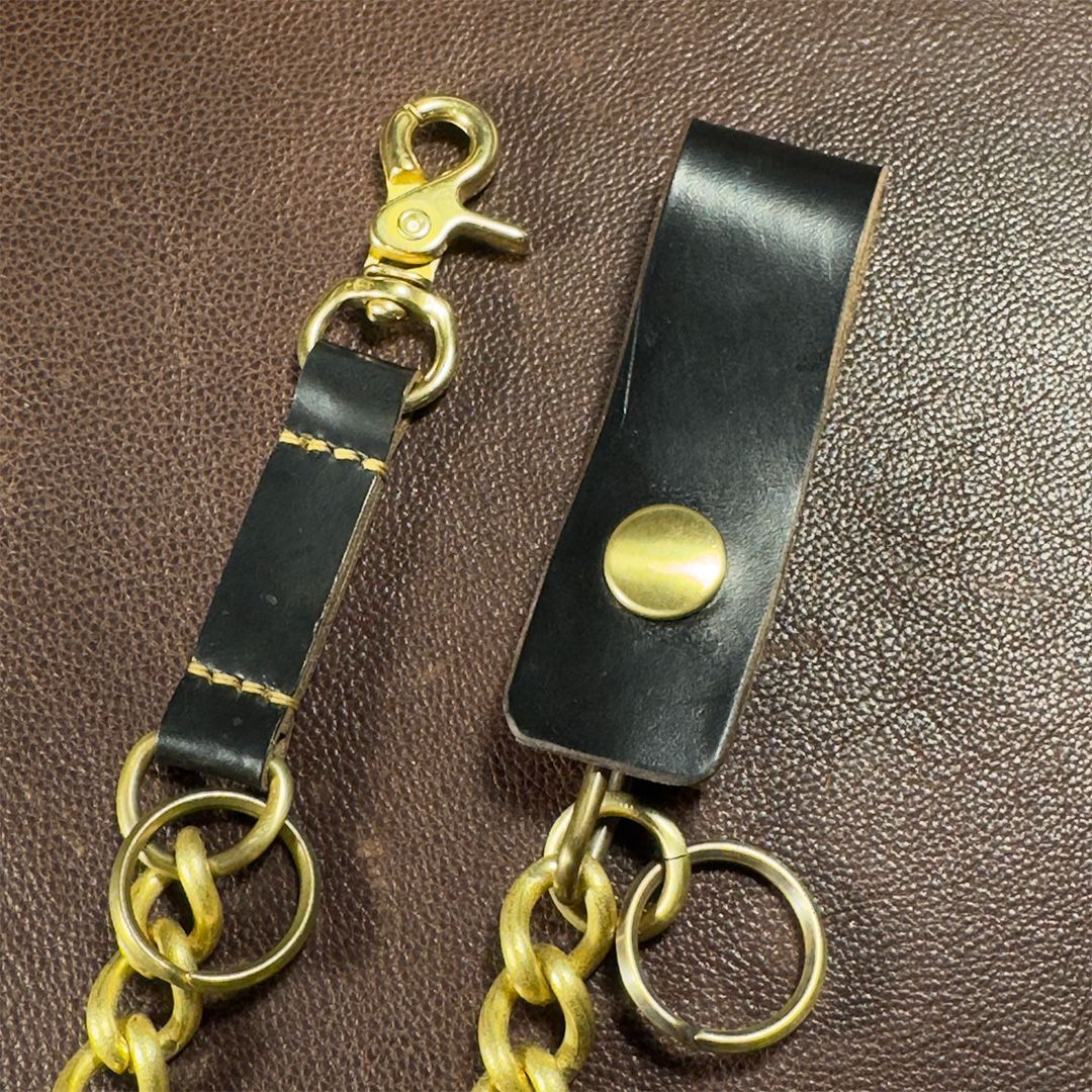 クロムエクセル使用｜真鍮喜平ウォレットチェーン – WCB-BCE-60