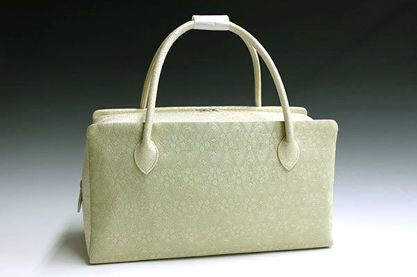 利休バック　美品 新品未使用 ！！ ポイント刺繍入り 西陣帯地使用 利休バッグ