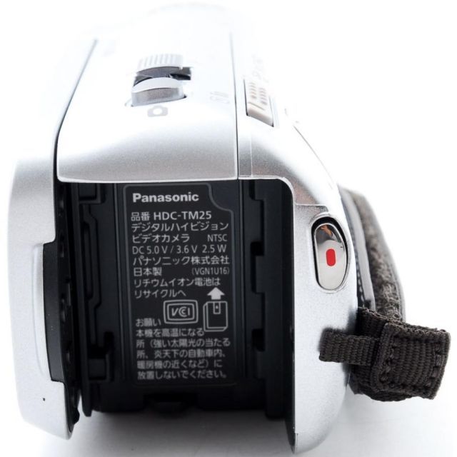 パナソニック ビデオカメラ Panasonic HDC-TM25 シルバー 中古
