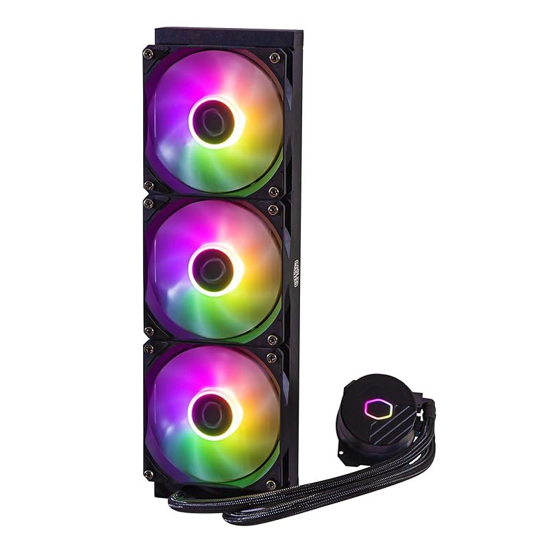 Cooler Master MasterLiquid 360L Core ARGB LGA1700 AM5対応 360mmラジエーター搭載 簡易水冷 CPUクーラー MLW-D36M-A18PZ-R1 FN1929